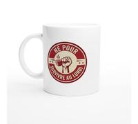 PassionCadeau Mug Humour Né Pour Survivre au Lundi