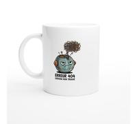 PassionCadeau Mug Humour Robot Énervé Erreur 404 Cerveau Non Trouvé