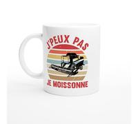 PassionCadeau Mug J’Peux Pas Je Moissonne - Tasse Humour Agriculture - Idée Cadeau Drôle pour Agriculteur - Mug Tracteur