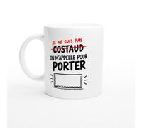 PassionCadeau Mug Je Ne Suis Pas Costaud On M'Appelle pour Porter | Mug Rigolo Déménageur - Idée Cadeau Originale