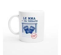 PassionCadeau Mug Le MMA Ma Thérapie | Tasse Fun Combattant de MMA - Idée Cadeau Originale