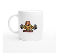 PassionCadeau Mug Lion Musculation Humour Roi de la Salle