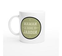 PassionCadeau Mug Maman La Reine Du Jardin