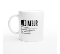 PassionCadeau Mug Médiateur Personne Qui Calme Tout le Monde Sauf Lui-Même | Tasse Fun Conciliateur - Idée Cadeau Originale