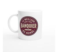 PassionCadeau Mug Metier Le Meilleur Banquier Du Monde