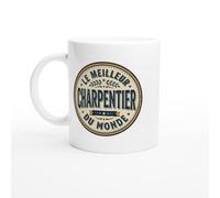 PassionCadeau Mug Metier Le Meilleur Charpentier du Monde