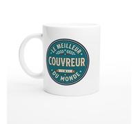PassionCadeau Mug Metier Le Meilleur Couvreur du Monde