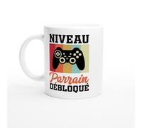 PassionCadeau Mug Niveau parrain débloqué