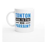 PassionCadeau Mug Parrain Humour Veux-tu être mon parrain