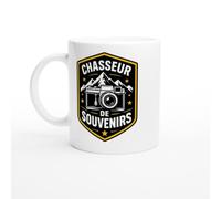 PassionCadeau Mug Photographie Chasseur de Souvenirs | Tasse Fun Photographe - Idée Cadeau Originale