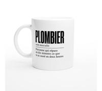 PassionCadeau Mug Plombier Personne Qui Répare en Dix Minutes | Mug Drôle Artisan - Idée Cadeau Originale