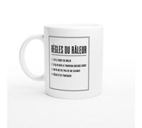 PassionCadeau Mug Règles du Râleur J'Ai le Droit de Râler | Mug Drôle Grognon - Idée Cadeau Originale
