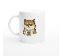 PassionCadeau Mug Shiba inu Mode Café Activé | Mug Drôle Shiba Inu - Idée Cadeau Originale