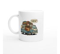 PassionCadeau Mug Thème Voyage en Van Pas Perdu Juste en Road Trip