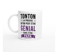 PassionCadeau Mug Tonton La Preuve Qu'On Peut Être Génial Sans Être Papa | idée cadeau originale