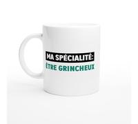 PassionCadeau Tasse Humour Etre Grincheux - Mug humour - tasse anniversaire - idée cadeau homme - tasse fun original
