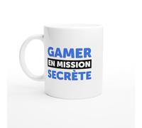 PassionCadeau Tasse Humour Gamer en Mission Secrète - Mug humour - tasse anniversaire - idée cadeau homme - tasse fun original