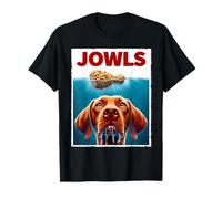 Passionné de chiens avec une vizsla drôle et une parodie de poulet frit T-Shirt