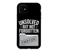 Passionné de Cold Case True Crime and Unsolved Mystery Lover Coque pour iPhone 11