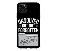 Passionné de Cold Case True Crime and Unsolved Mystery Lover Coque pour iPhone 11 Pro Max
