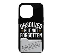 Passionné de Cold Case True Crime and Unsolved Mystery Lover Coque pour iPhone 13 Pro