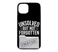 Passionné de Cold Case True Crime and Unsolved Mystery Lover Coque pour iPhone 15 Plus