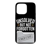 Passionné de Cold Case True Crime and Unsolved Mystery Lover Coque pour iPhone 15 Pro Max