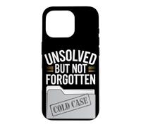 Passionné de Cold Case True Crime and Unsolved Mystery Lover Coque pour iPhone 16 Pro