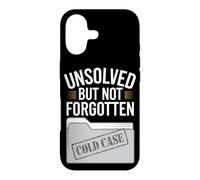 Passionné de Cold Case True Crime and Unsolved Mystery Lover Coque pour iPhone 17