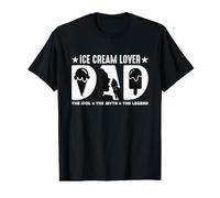 Passionné de crème glacée Dad The Idol The Cream Cone Ice Cream Lover T-Shirt Graphique avec Valeur