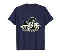 Passionné de Dinosaures - Cadeau pour Fan préhistorique T-Shirt, Homme, Bleu Marine, L