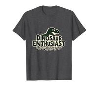 Passionné de Dinosaures - Cadeau pour Fan préhistorique T-Shirt, Homme, Chiné Foncé, L