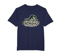 Passionné de Dinosaures - Cadeau pour Fan préhistorique T-Shirt, Homme Grandes Tailles, Bleu Marine, 4X Tall