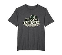 Passionné de Dinosaures - Cadeau pour Fan préhistorique T-Shirt, Homme Grandes Tailles, Chiné Foncé, 3X Tall