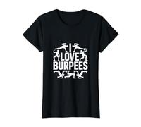 Passionné de Fitness Burpees, J'adore Burpees T-Shirt Graphique avec Valeur
