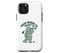 Passionné de Golf Right Where I'm Meant to Be Coque pour iPhone 11 Pro