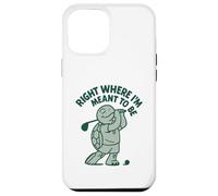 Passionné de Golf Right Where I'm Meant to Be Coque pour iPhone 12 Pro Max