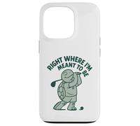Passionné de Golf Right Where I'm Meant to Be Coque pour iPhone 13 Pro