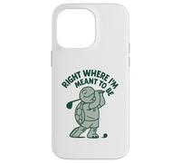 Passionné de Golf Right Where I'm Meant to Be Coque pour iPhone 14 Pro Max