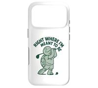 Passionné de Golf Right Where I'm Meant to Be Coque pour iPhone 17 Pro