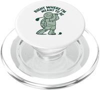 Passionné de Golf Right Where I'm Meant to Be PopSockets PopGrip pour MagSafe