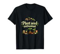 Passionné de graines de Plantes Cottagecore Plant Parent Art T-Shirt