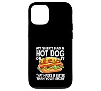 Passionné de hot dogs, My Shirt propose un hot dog qui le rend meilleur Coque pour iPhone 12/12 Pro