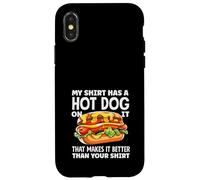 Passionné de hot dogs, My Shirt propose un hot dog qui le rend meilleur Coque pour iPhone X/XS