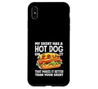 Passionné de hot dogs, My Shirt propose un hot dog qui le rend meilleur Coque pour iPhone XS Max