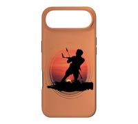 Passionné de Kitesurf équitation Une Silhouette de Vague et Coucher de Soleil Coque pour iPhone Air