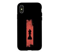 Passionné de pièces d'échecs Vintage Bishop Coque pour iPhone X/XS