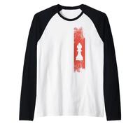 Passionné de pièces d'échecs Vintage Bishop Manche Raglan