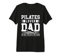 Passionné de Pilates, Papa, l'idole, Le Mythe, méditation, Amateur de Pilates T-Shirt Haut de Gamme