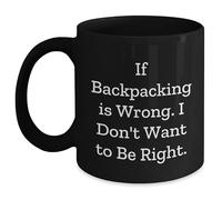 Passionné De Randonnée Itinérante. Si La Randonnée Itinérante Est Une Erreur, Je Ne Veux Pas Avoir Raison. Tasse À Café Porcelaine Tasses Avec Poignée Tasse Pour Lait Eau Famille 330Ml